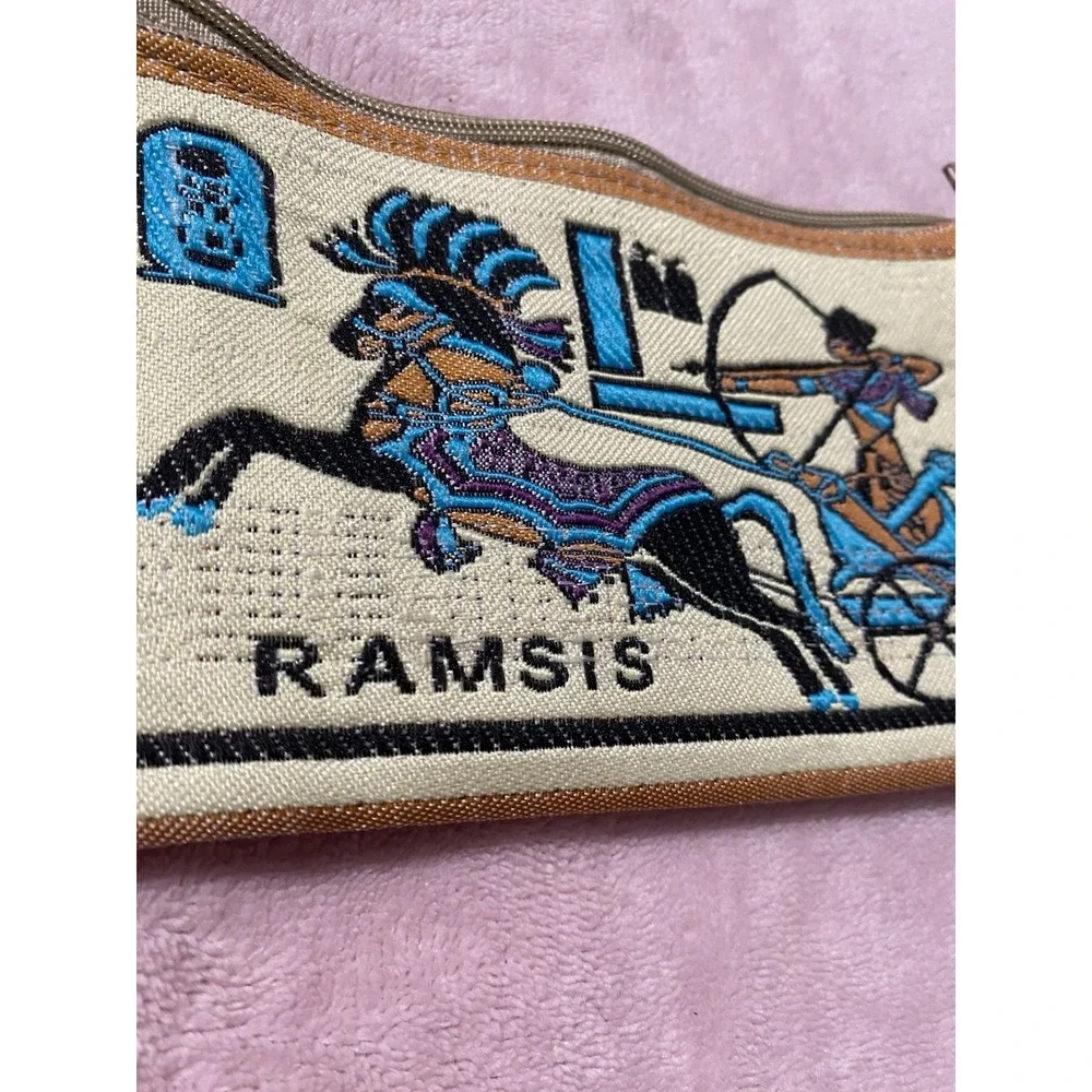 Egypt Pharaoh Ramsis Cosmetic,Coin,Money,Jewelry Zipper Bag 6